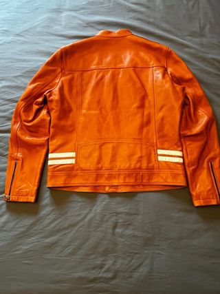 Chaqueta de piel Von Dutch Naranja