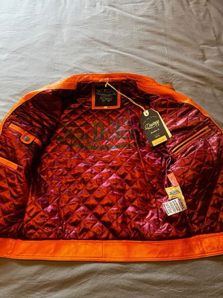 Chaqueta de piel Von Dutch Naranja
