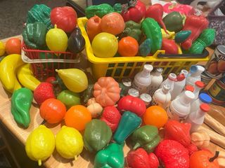 Set di giocattoli da supermercato anni '80