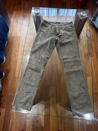 Pantalón pana mujer Massimo Dutti T38  de pana