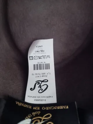 Sombrero de fieltro invierno mujer