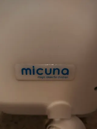 Cuna Micuna blanca con osito