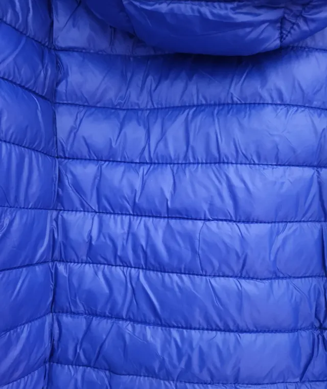 Giubbotto imbottito blu reversibile