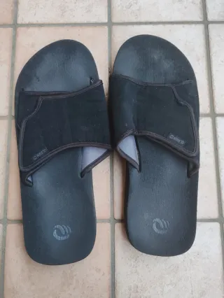 Ciabatte Olaian Uomo Nere Taglia 45