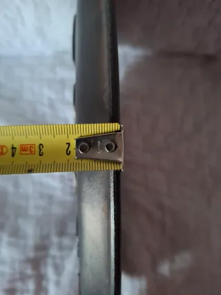 Plato de hierro fundido ovalado.