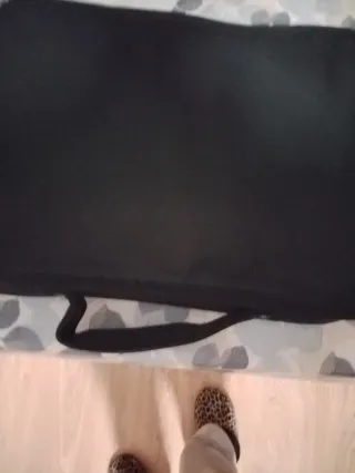 Maletín tipo cartera negro