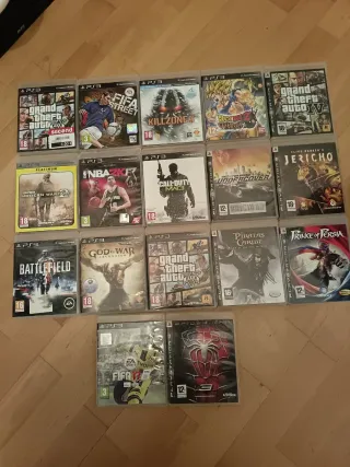 Lote Juegos PS3 (Grand Theft Auto, FIFA, Killzone)