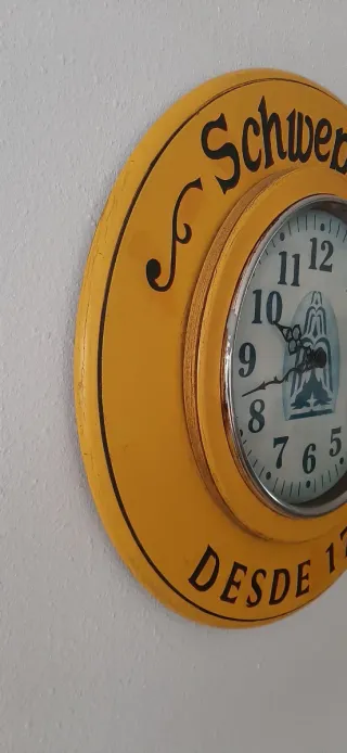 Reloj Schweppes Desde 1783 El reloj no funciona