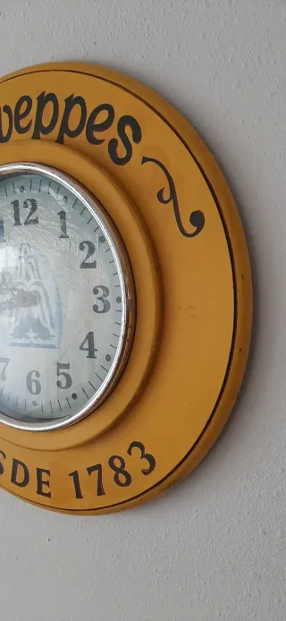 Reloj Schweppes Desde 1783 El reloj no funciona