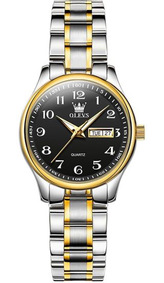 Orologio OLEVS Donna Analogico Oro e Argento