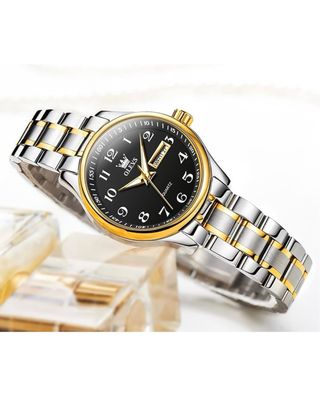 Orologio OLEVS Donna Analogico Oro e Argento