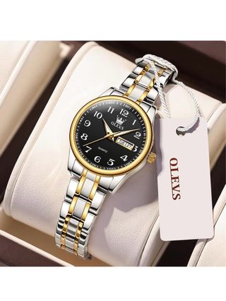 Orologio OLEVS Donna Analogico Oro e Argento