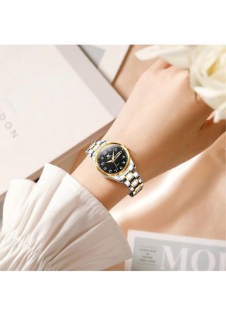 Orologio OLEVS Donna Analogico Oro e Argento