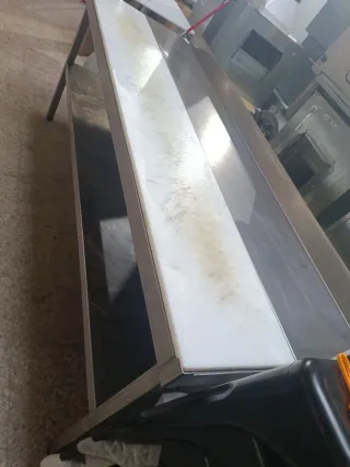 MESA TRABAJO TABLA CORTE ACERO  658746091