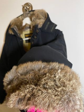 Woolrich Giacca Pelliccia Vera Piumino M Donna