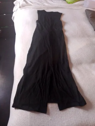 Vestido largo negro Mango nuevo