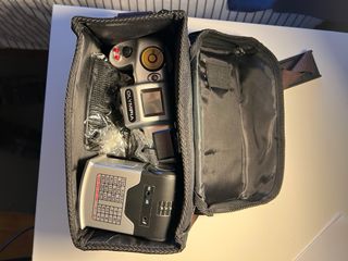 Cámara Olympia Deluxe Plata y Negra