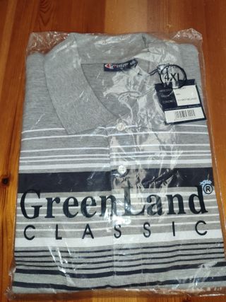 Polo Green Land 4XL Grigio nuova