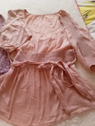 LOTE 4 prendas mujer Rosa y Lilas