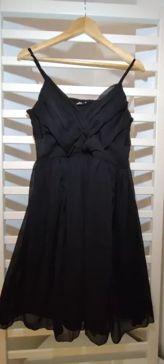 Vestido negro tirantes talla 44