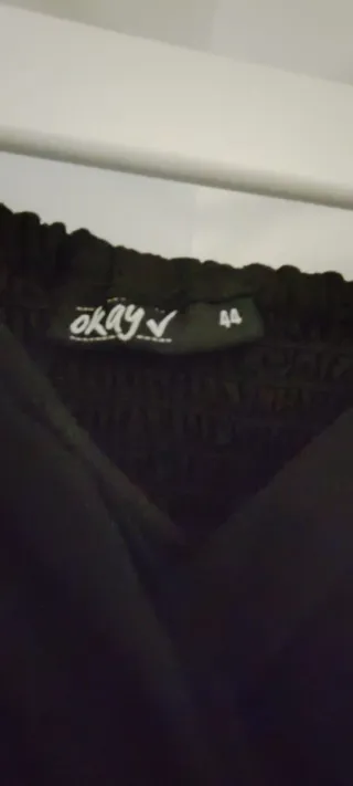 Vestido negro tirantes talla 44