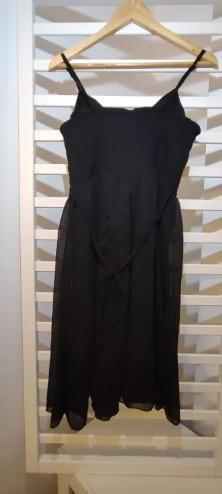 Vestido negro tirantes talla 44
