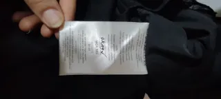 Vestido negro tirantes talla 44