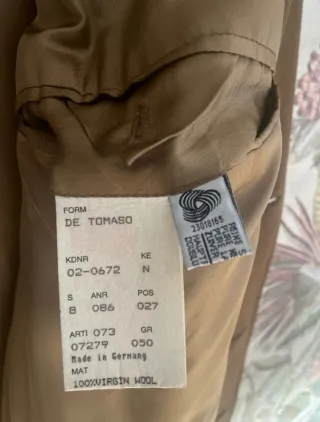 Cappotto Hugo Boss Marrone TG. 50