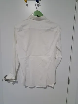 Camisa blanca Massimo Dutti mujer
