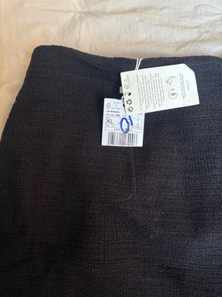 Minifalda MNG Negra Talla XL