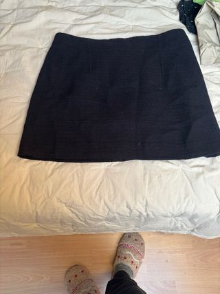 Minifalda MNG Negra Talla XL