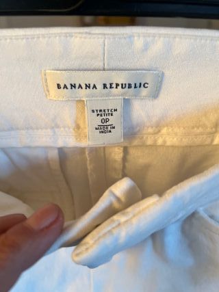 Falda Banana Republic Blanca