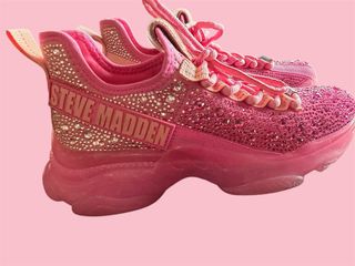 Zapatillas Steve Madden Brillantes Rosa