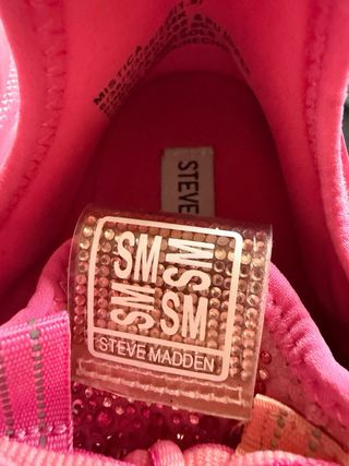 Zapatillas Steve Madden Brillantes Rosa