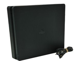 CONSOLA PS4 SLIM 1TB NEGRO + CABLE * MARCAS DE USO*