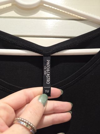 Vestido Preto Pinto & Castro Tam Único