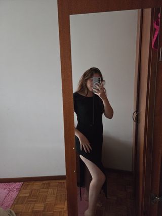 Vestido Preto Pinto & Castro Tam Único