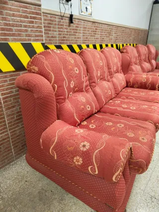 Set di 2 divani 3 posti in rosso