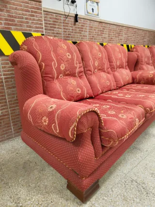 Set di 2 divani 3 posti in rosso