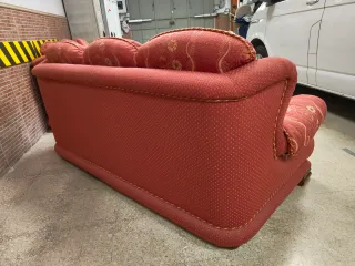 Set di 2 divani 3 posti in rosso