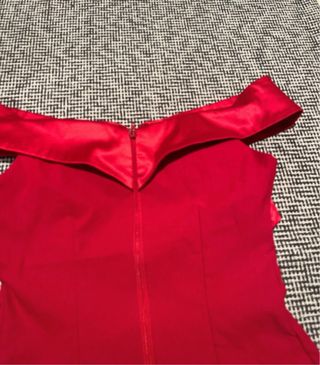 Vestido rojo elegante para fiesta