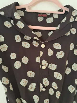 Vestido juvenil estampado