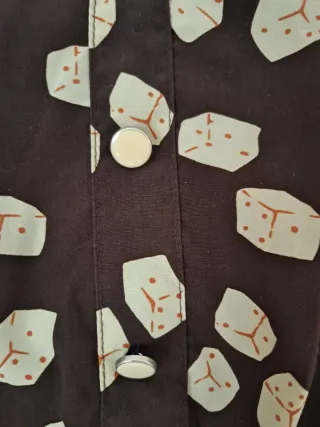 Vestido juvenil estampado