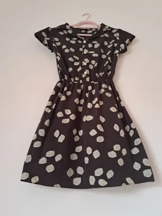 Vestido juvenil estampado