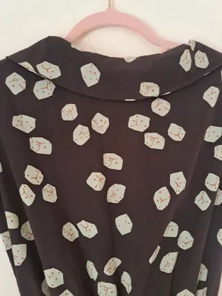 Vestido juvenil estampado