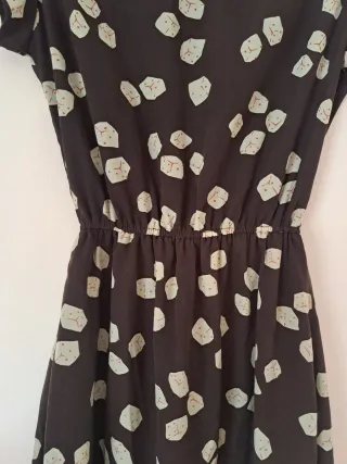 Vestido juvenil estampado