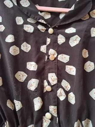 Vestido juvenil estampado