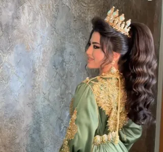 Lote 10 pulseras verdes y blancas