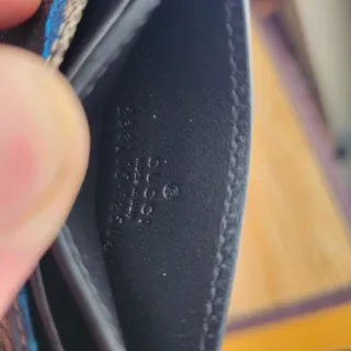 Portacarte Gucci Blu/Multicolor