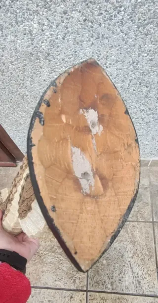 FIGURA CABALLITO DE MAR DECORATIVO, DE MADERA/TELA